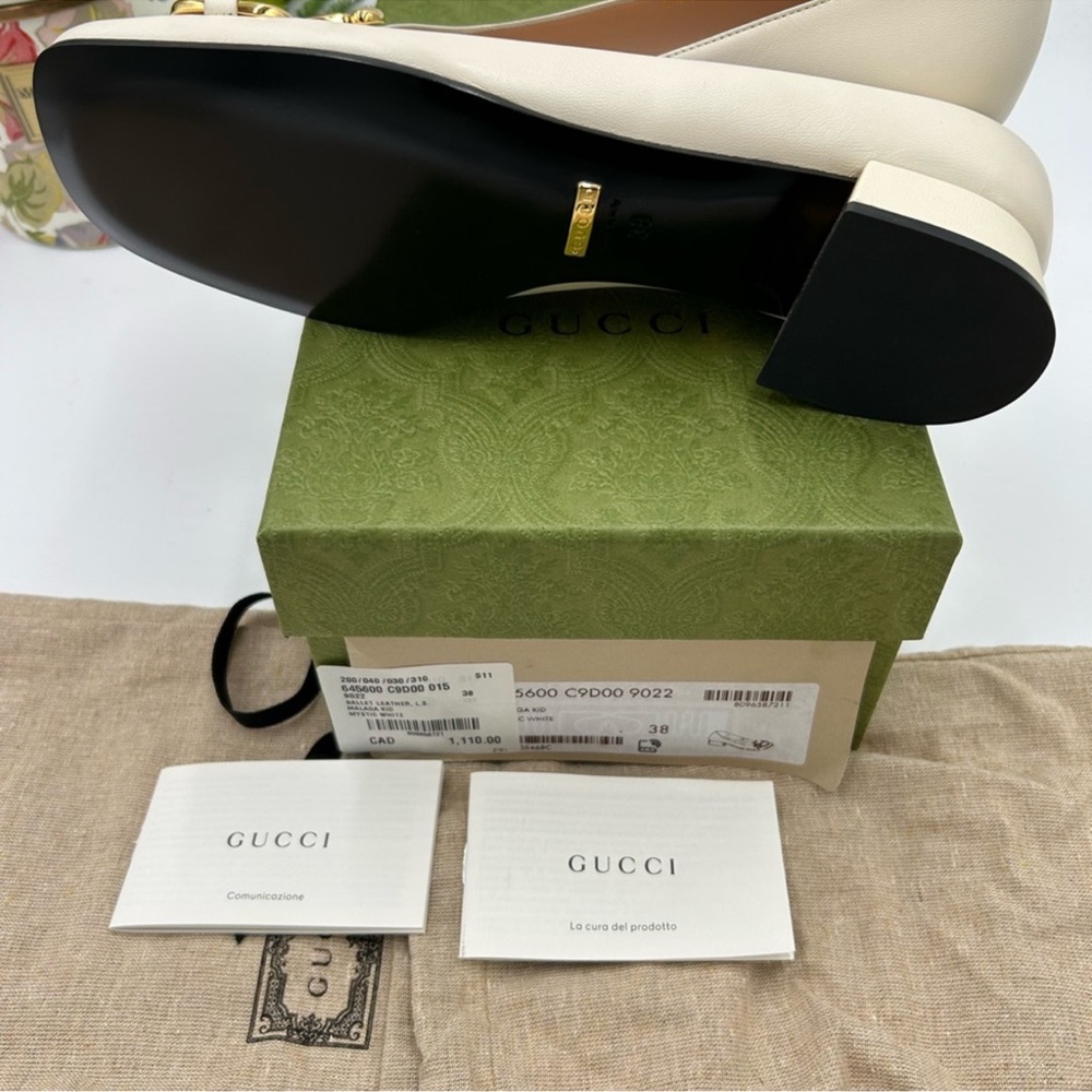 Gucci Women's Horsebit Ballet Flats . Size 38 (8 US) - Picture 2 of 6